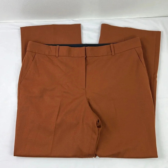 Talbots New Women’s 18 Fabric Woven In Italy Wool Blend Straight Leg Pant - Picture 2 of 11